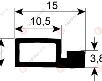 ELECTROLUX DOORSEAL DEURRUBBER TÜRDICHTUNG JOINT PORTE