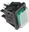 ZANUSSI PROFESSIONAL WIPSCHAKELAAR ROCKER SWITCH GROEN